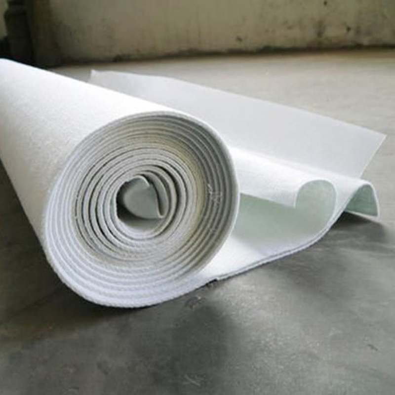 Composite geomembrane installed in a civil engineering project